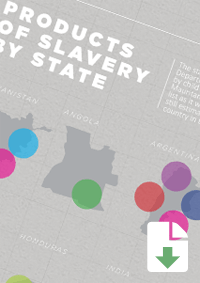 L'esclavage moderne : Infographie