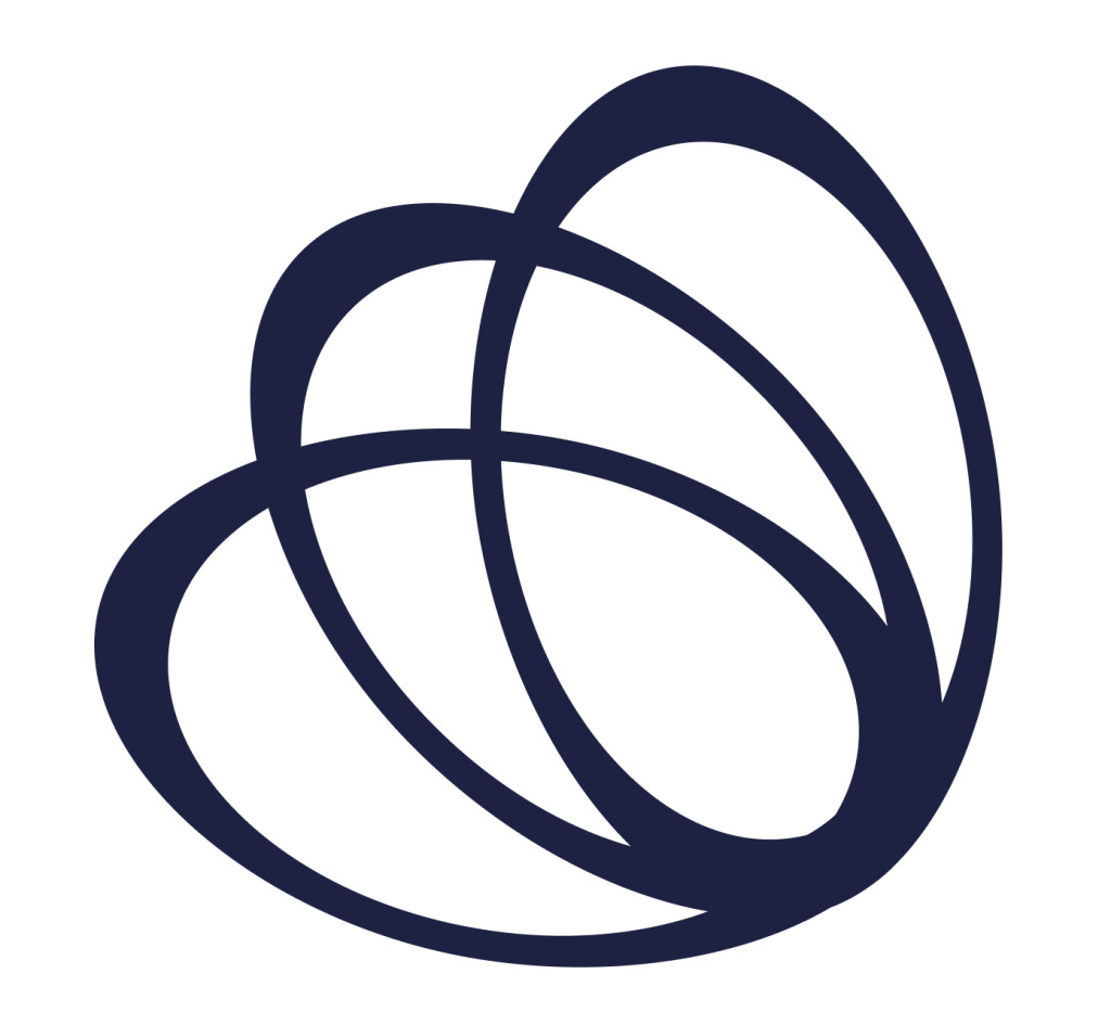 ecometrica logo made up of 3 overlapping ovals